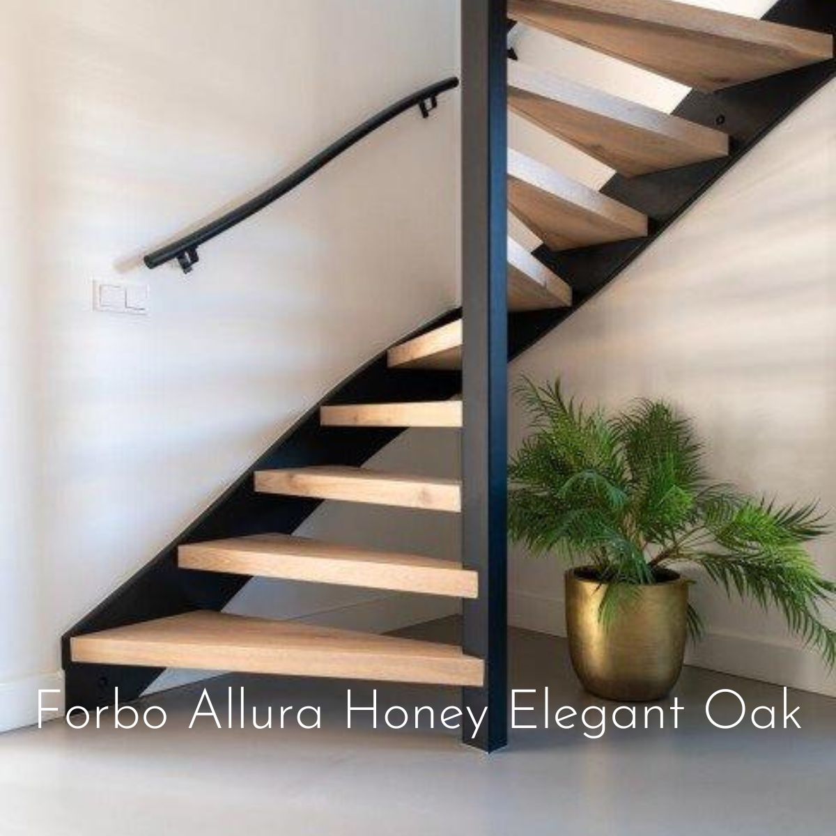PVC trapbekleding Forbo Allura Honey Elegant Oak