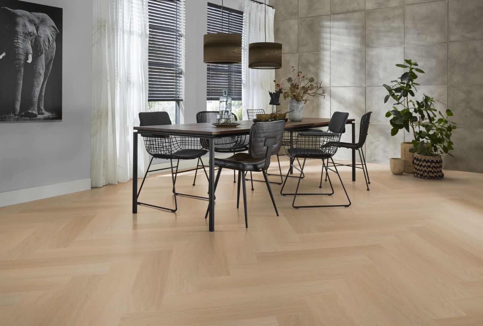 Floorlife YUP Fulham visgraat click SRC natural oak - Afbeelding 2