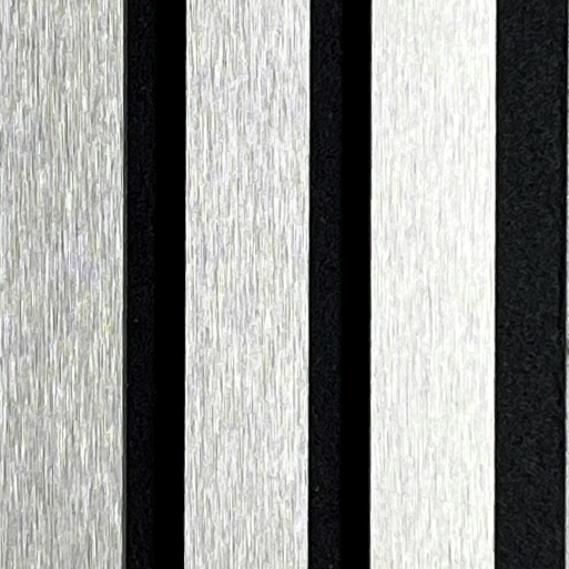 Akoestisch wandpaneel kleur Stainless steel